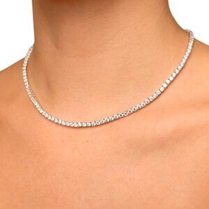 Tennis Necklace Zircon Stones